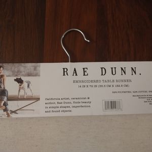 Rae Dunn Blessed Embroidered Table Runner